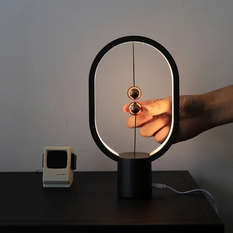 Magnetic Mid-Air Switch Night Light Balance LED Table Lamp