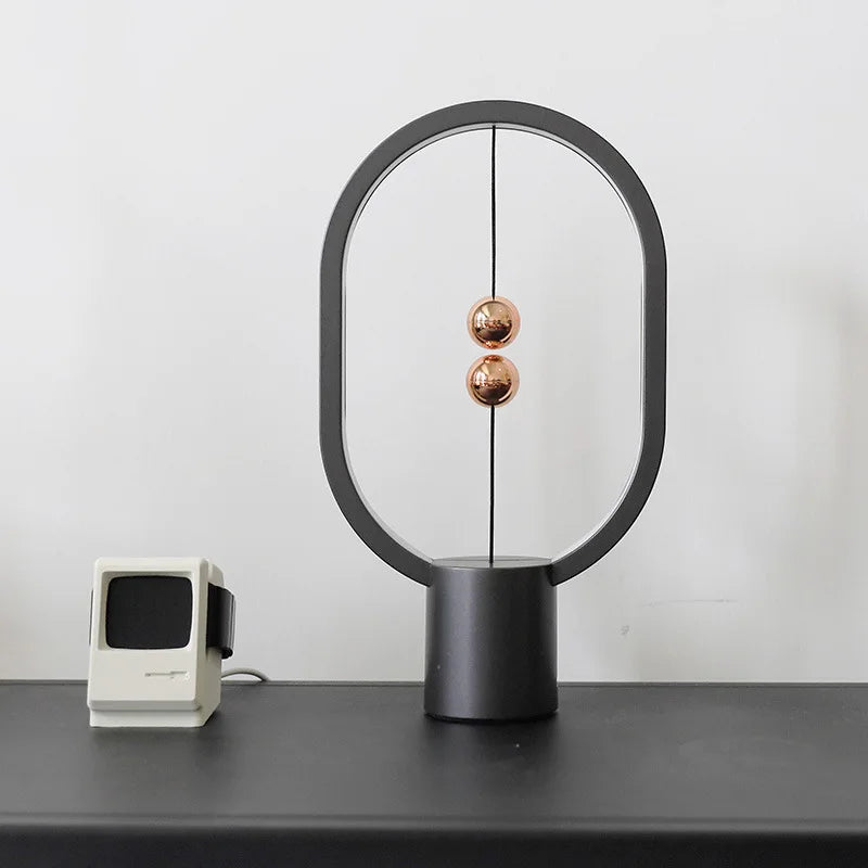 Magnetic Mid-Air Switch Night Light Balance LED Table Lamp