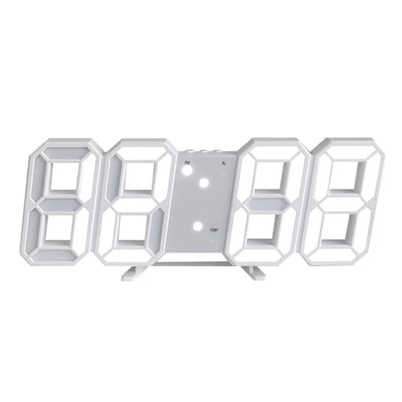 Digital Wall Clock 3D LED