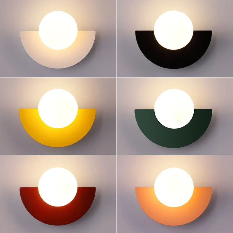 Nordic Color Macaron Wall Lamp