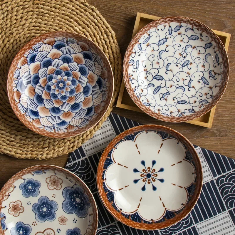Japanese Vine Ceramic Plate