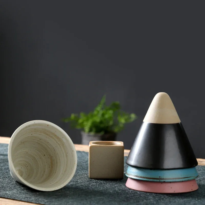 Rough Pottery Tea Cup