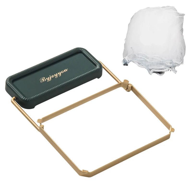 Kitchen Sink Filter Rack Foldable Sink Strainer Mesh Bag