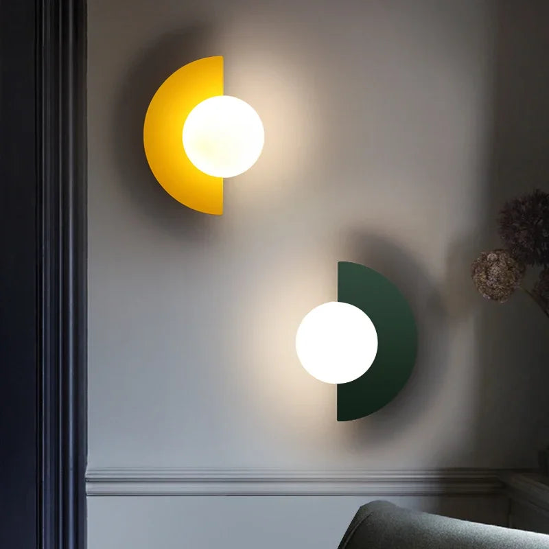 Nordic Color Macaron Wall Lamp