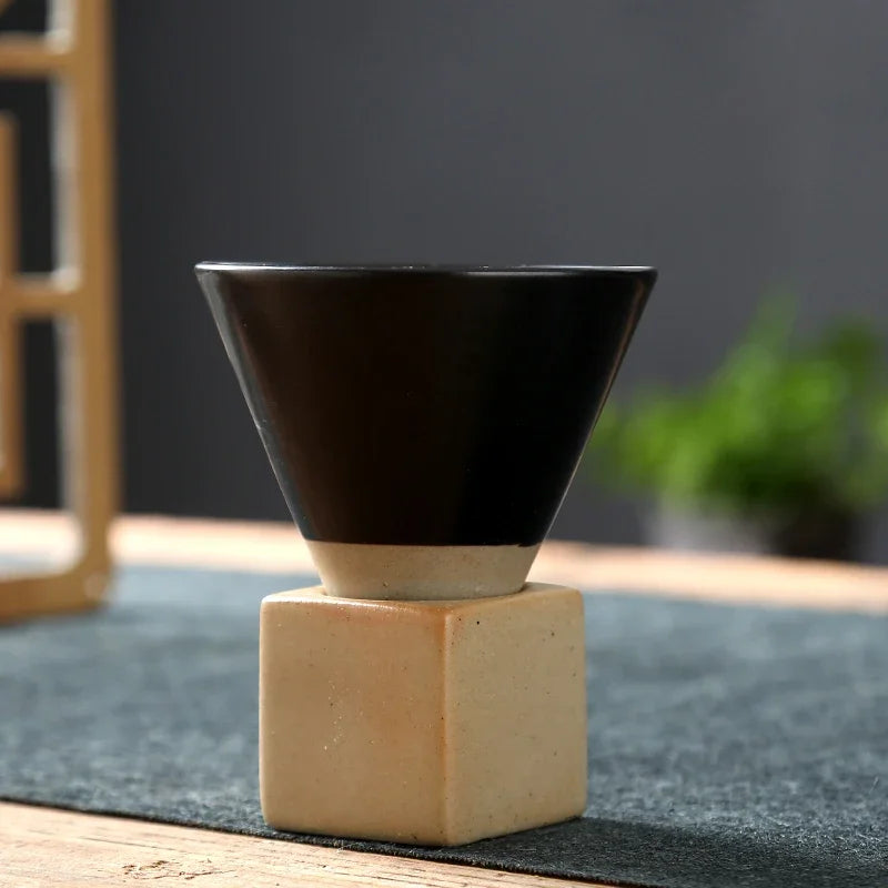 Rough Pottery Tea Cup
