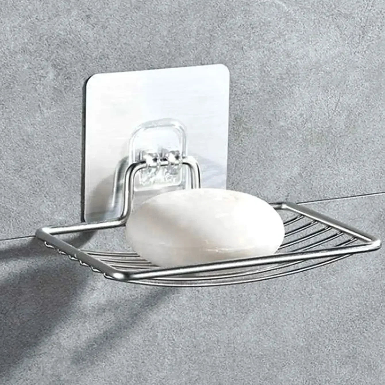 1Pc-Stainless Steel Soap Rack