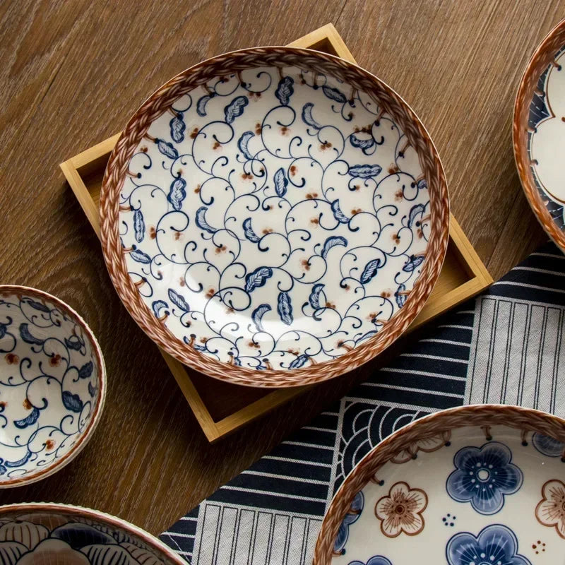 Japanese Vine Ceramic Plate