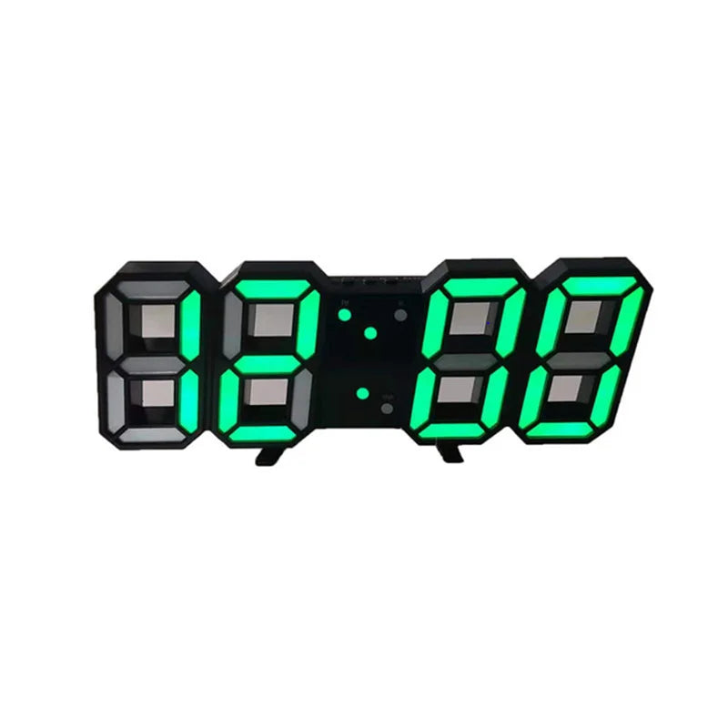 Digital Wall Clock 3D LED