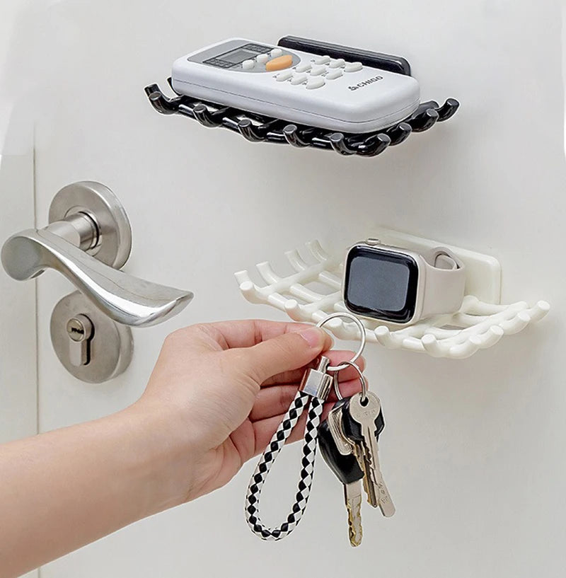 Plastic No-Punch Soap Dish Wall Mounted Soap Holder