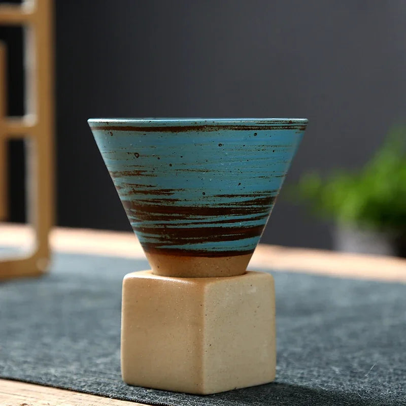 Rough Pottery Tea Cup