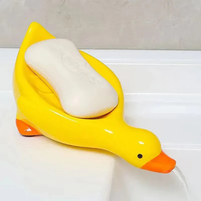 Duck Shape Soap Box Cartoon Soap Dish