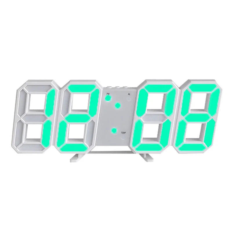 Digital Wall Clock 3D LED