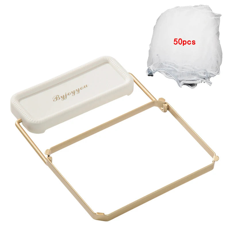 Kitchen Sink Filter Rack Foldable Sink Strainer Mesh Bag