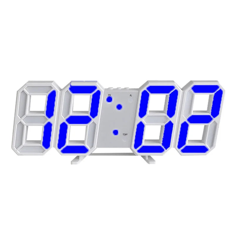 Digital Wall Clock 3D LED