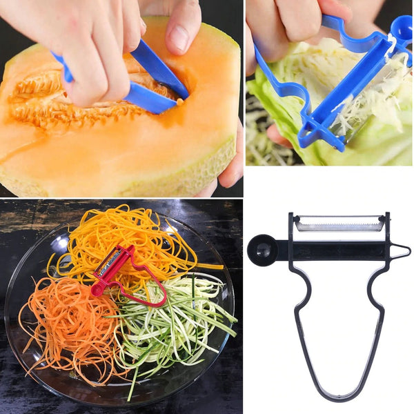 Skin-Peeler Skin-Peeler Fruit and Vegetable Peeler Potato Cleaning Tool  Machete (Color : A) : : Home