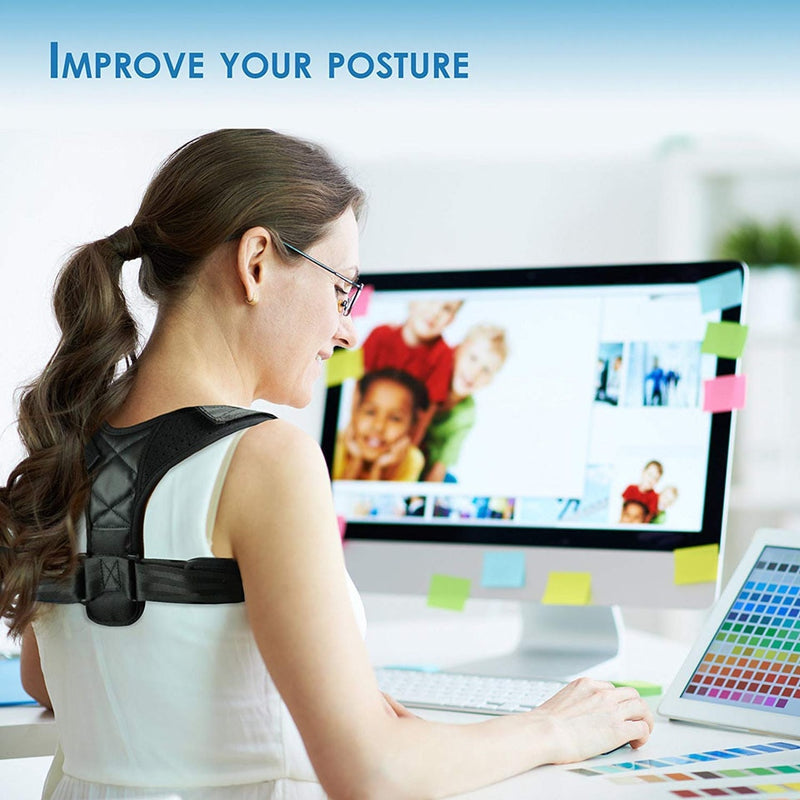Posture Corrector Adjustable Back Brace Straightener Shoulder Support