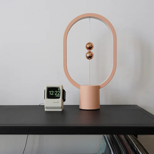 Magnetic Mid-Air Switch Night Light   Balance LED Table Lamp