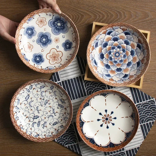 Japanese Vine Ceramic Plate