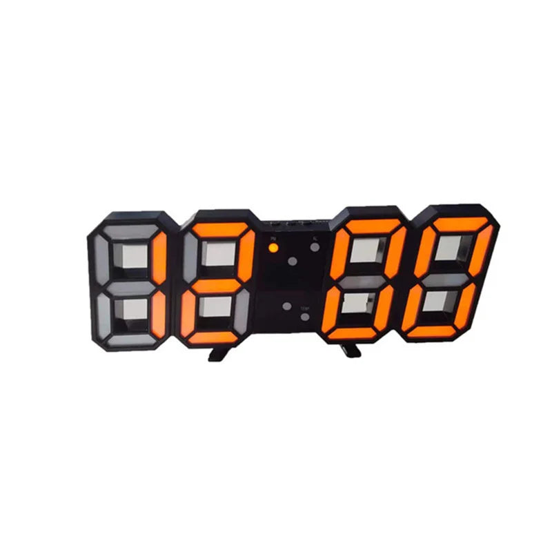 Digital Wall Clock 3D LED