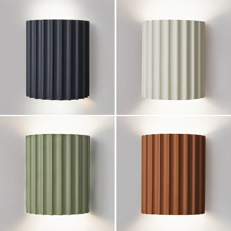 Resin High-End Fashionable Bedroom Living Wall Lamp