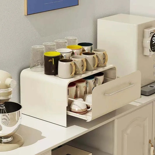 Storage Drawer Desktop Coffee Cup Storage Box