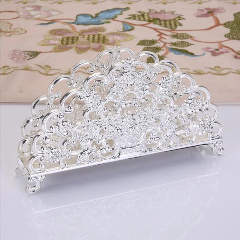 Creative Swan Design Golden Napkin Holder