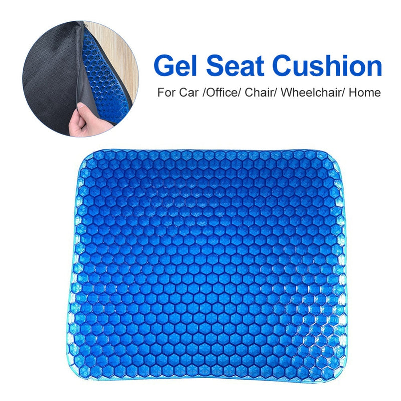 Gel Seat Cushion Support Pad for Chair & Car - Tailbone, Coccyx
