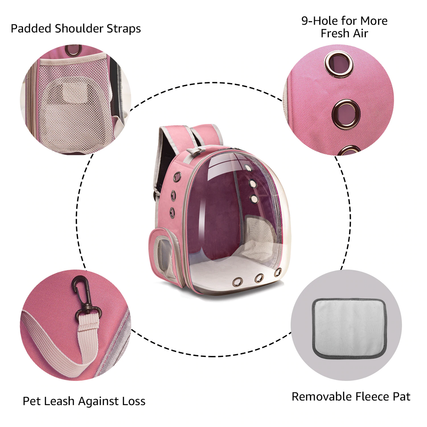 Cat Carrier Bubble Backpack Transparent Travel, Hiking & Outdoor