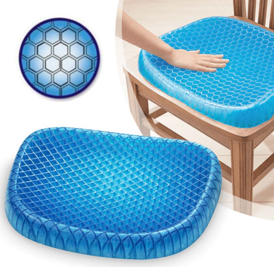 Gel Seat Cushion Support Pad for Chair & Car - Tailbone, Coccyx