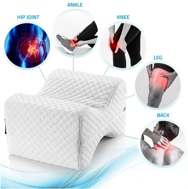 OrthoCloud™ Leg Knee Pillow Contour Memory Foam Wedge