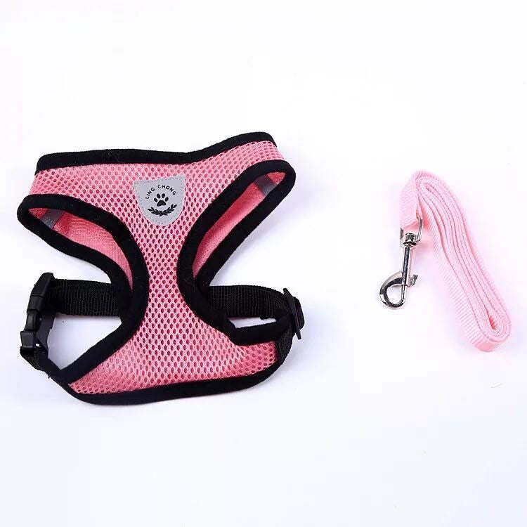 Cat Dog Harness with Leash Set