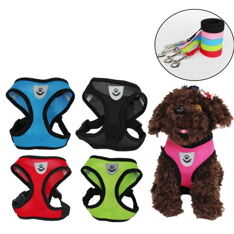 Cat Dog Harness with Leash Set