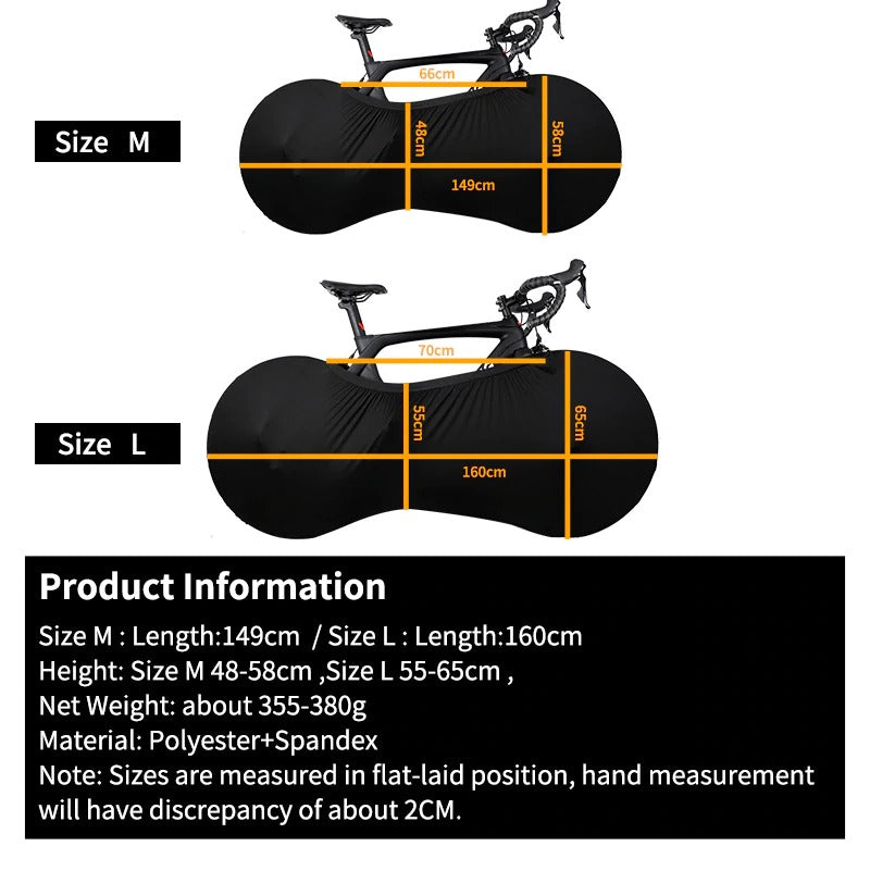 Bike Cover Indoor Bicycle Wheel Cover for Storage & Transportation