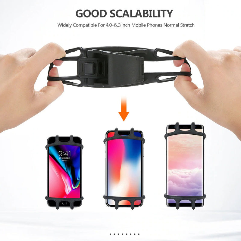 Cell Phone Holder for Bike - Mobile Phone Mount for Bicycle