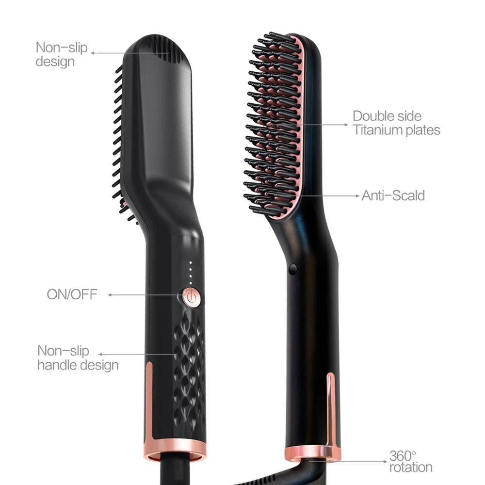 Beard Straightener Comb for Men