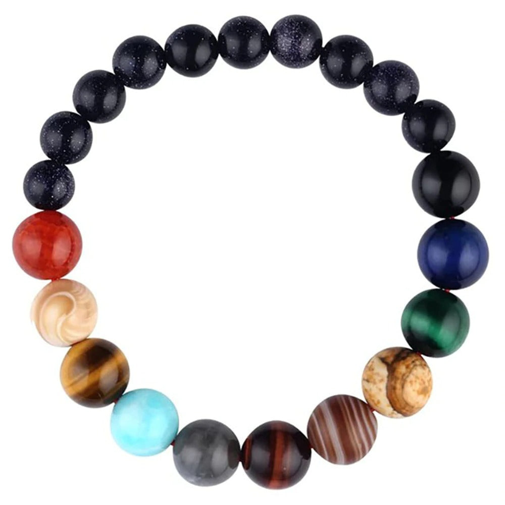 Natural Stone Planet Bracelet