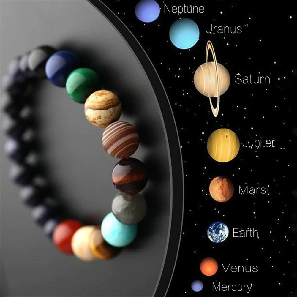 Natural Stone Planet Bracelet