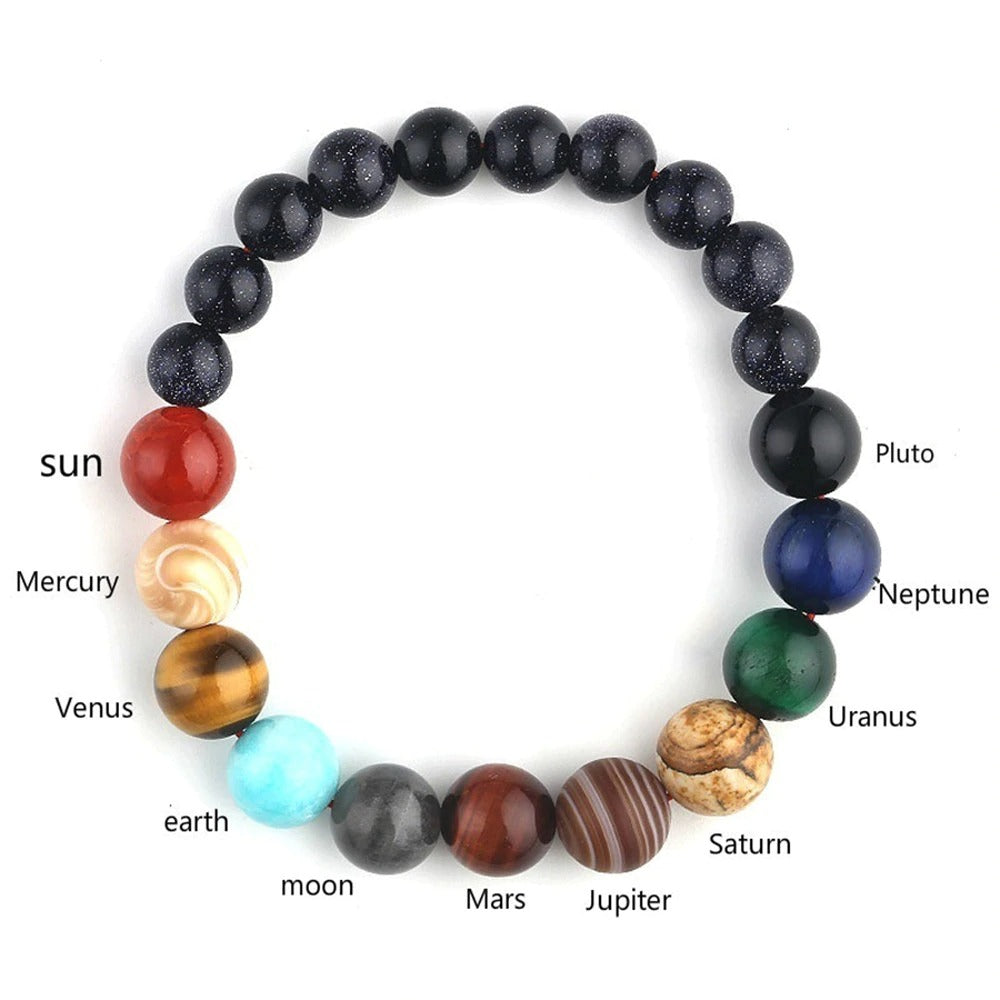 Natural Stone Planet Bracelet