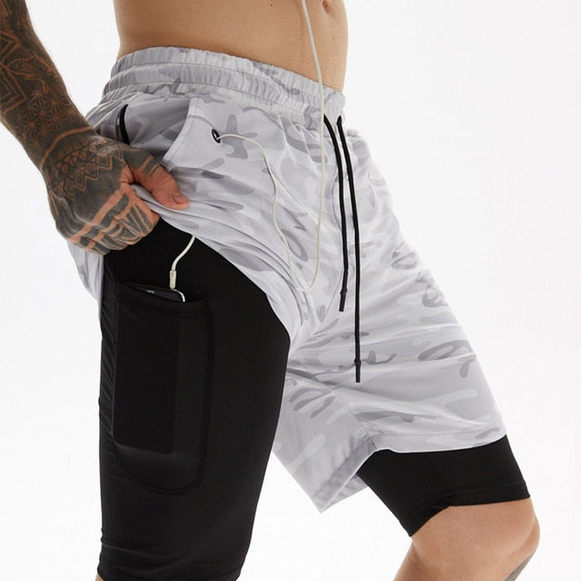 Running Shorts for Men Fitness Gym Training Sports