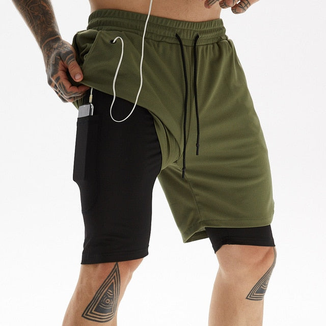 Running Shorts for Men Fitness Gym Training Sports