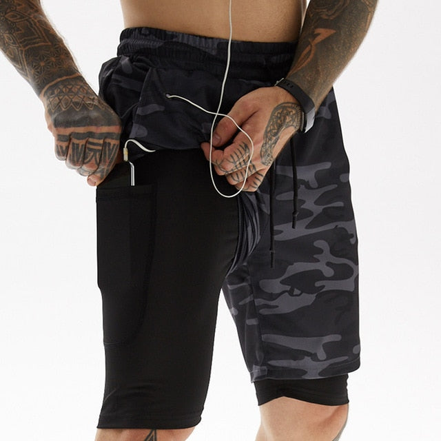 Running Shorts for Men Fitness Gym Training Sports