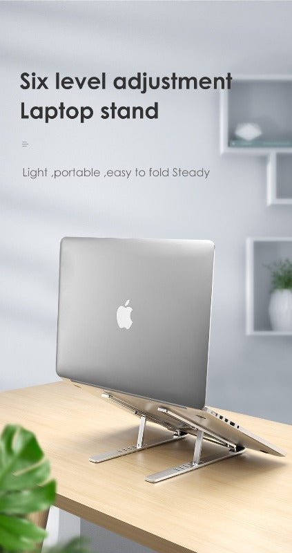 Adjustable Laptop Stand - Portable, Ergonomic, for Desk