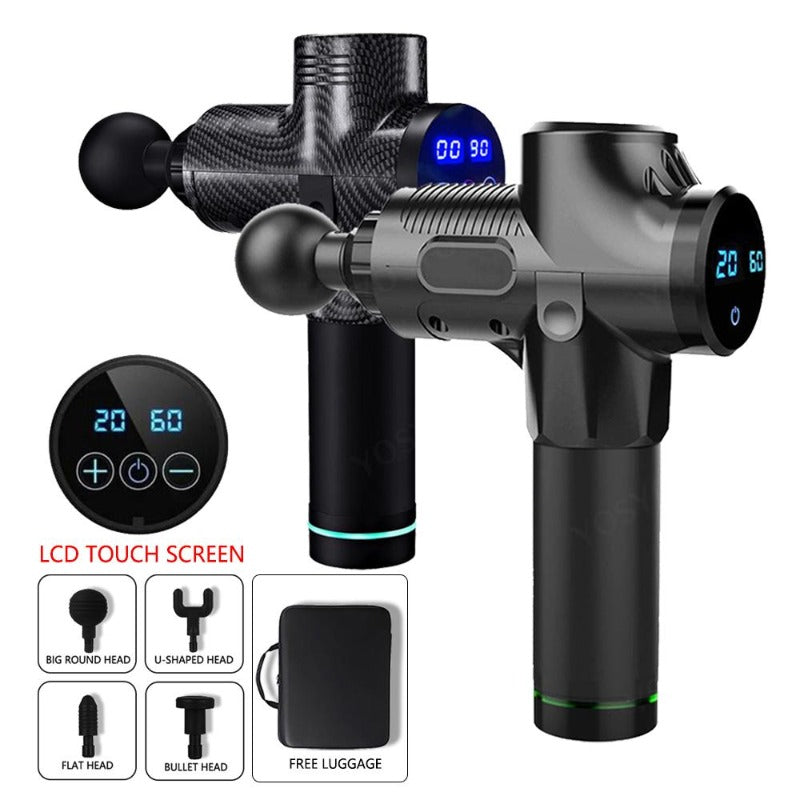 Massage Gun for Muscle Therapy, Body Massager, Smart Handheld Electric –  Home Goods Mall