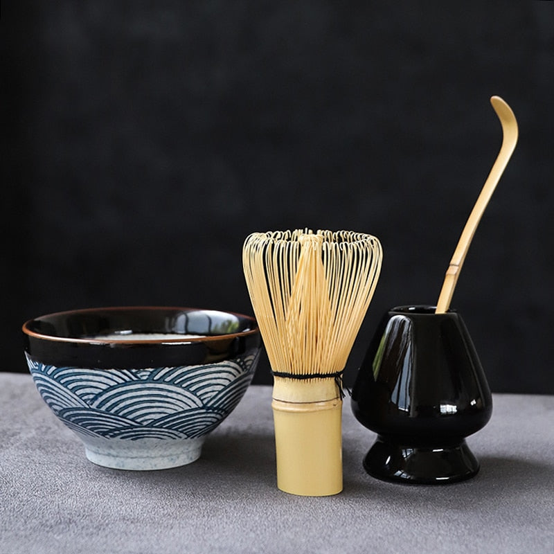 Matcha Whisk Ceramic Tea Set Japanese Ceremony