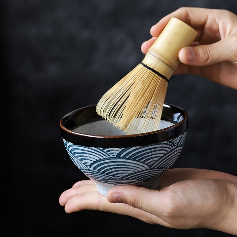 Matcha Whisk Ceramic Tea Set Japanese Ceremony