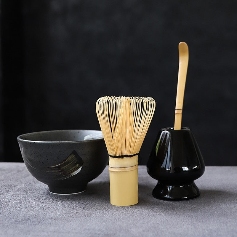 Matcha Whisk Ceramic Tea Set Japanese Ceremony