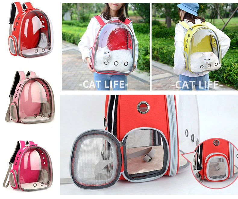 Cat Carrier Bubble Backpack Transparent Travel, Hiking & Outdoor